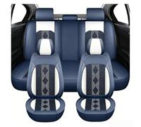 Coche Fundas Asientos, para Renault Clio III/IV/V/Vi (2005-2025) Hatchback Cómodo y Transpirable Asiento Protector Cubreasientos Interior Accesorios,Blue White