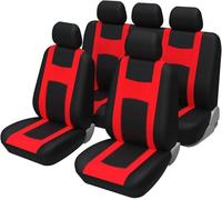 Coche Fundas Asientos para Subaru BRZ Type S Limited Special Edition Final Edition BRZ TS STI, Tela Delanteros y Traseros Juegos De Cubreasientos Protección Protectores Accesorios,D-Red