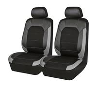 Coche Fundas Asientos para Suzuki Grand Vitara Ignis Jimny Kizashi Livio Swift, Cuero Fundas para Asientos de Coche Universales Cómodo y Transpirable Asiento Protector,B/Black-Grey