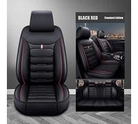 Coche Fundas Asientos para Suzuki SX4/Sedan /2007 2008 2009 2010, Cómodo Interior Juegos Cubreasientos Protector Accesorios,A/Blackred-Standard