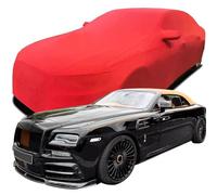 Coche Fundas para Rolls Royce Dawn Rolls Royce Mansory, Transpirable Anti-UV Polvo Coche Funda Algodón Elástico Resistente Cubierta Suave,Red
