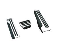 Coche Fundas Pedal Funda De Aluminio Para Reposapiés Coche, Pedales Acelerador Freno Para Infiniti G25 G35 G37 Q50 Q60 EX25 QX50 QX70 EX FX M25 Q60S(Footrest And AT 2pcs)