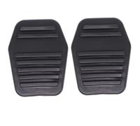 Coche Fundas Pedal Para Ford Para Focus MK1 Fusion JU Para Mondeo MK3 Scorpio Fiesta 5 Para Transit Para Connect Cubiertas Goma Pedal Embrague Freno(2Pc)