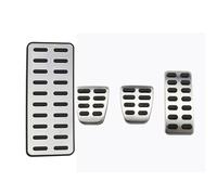 Coche Fundas Pedal Pedales De Coche Para Kia Para Rio Para Soul K2 KX3, Acelerador, Freno, Embrague, Reposapiés, Cubierta De Pedal(4Pcs MT with rest)