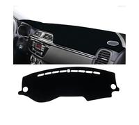 Coche Fundas Salpicadero Compatible Con Kia Para Rio 4 Para X-Line K2 Para Cross 2017 2018 2019 2020 Cubierta Tablero Automóvil Alfombrilla Parasol Evita Luz Almohadilla Antideslizante(Black Side)