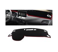 Coche Fundas Salpicadero Compatible Con Nissan Para Qashqai J12 2021 2022 2023 2024 Cubierta Tablero Instrumentos Alfombras Parasol Almohadilla Antideslizante Evitar La Luz(A LHD Red side)
