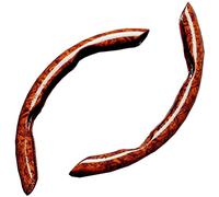 Coche Fundas Volante para Mercedes-Benz E-Klasse Sedan W124 W210 W211 W212 W213 V213, Protector de Rueda de Cuero Sintético Ultrafino para Automóvil con Patrón de Grano de Madera,B