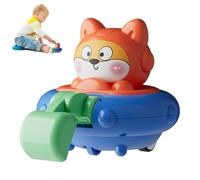 Coche genérico de apoyo y avance | Vehículos de aprendizaje de animales - Camión de juguete interactivo adorable para niños - para niños en casa, viaje, guardería, cumpleaños, Navidad, fiesta