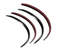 Coche Guardabarros Tira Antiarañazos para Labios Y Cejas Pegatina Protectora Guardabarros para Carrocería Coche Camión Arcos Rueda Goma Acampanados 9566565562(Glossy Black)