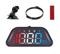 Coche Head Up Display GPS Velocímetro OBD2 Digital HUD con brillo automático para coches del Reino Unido camiones SUV