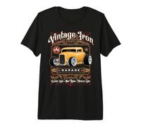 Coche Hotrod Estilo Retro Vintage de los años Treinta Camiseta Premium