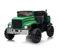 Coche infantil de 2 plazas, 12 V, 7 AH x 2 en coche para niños, UTV infantil con cubeta de inclinación, coche eléctrico con control remoto con almacenamiento trasero, tractor para niños de 3 a 8 años,