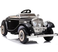 Coche Infantil Eléctrico Oldtimer Cabrio 12V Mercedes Estilo EVA Cuero Con Mando