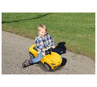 Coche infantil - Trineo - Auto Lamborghini Urus - con asiento de piel - neumáticos de goma amarillo