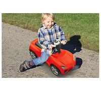 Coche infantil - Trineo - Auto Lamborghini Urus - con asiento de piel - neumáticos de goma rojo
