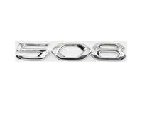 Coche Insignia Pegatina, para Peugeot 508 Calcomanía Emblema Insignia, calcomanía de Letras de Insignia Decoración Externa Etiqueta,C