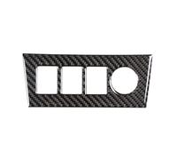 Coche Interior Accesorios Cubierta Adhesiva Fibra Carbono Para Botones Interruptores Del Panel Instrumentos Para Toyota Para Rav4 2006-2012(Fibra de carbon)