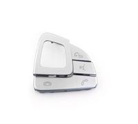 Coche Interior Accesorios Cubierta Botón Interruptor Control Volumen Volante Multifunción Coche Para Benz Clase E W213 Sedán W238 Coupé Izquierda Y Derecha(LHD-Right Silver)