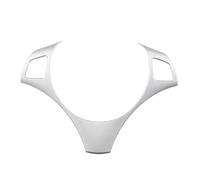 Coche Interior Accesorios Embellecedor Adhesivo Para El Volante Del Para Serie 3 Para E90 2005-2012 Accesorios Interiores(Plata)