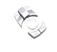Coche Interior Accesorios Kit Botones Control Multimedia Central CIC I-Drive Para X1 Para X5 Para X6 Y Para E60(Model B-Silver)