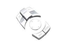 Coche Interior Accesorios Kit Botones Control Multimedia Central CIC I-Drive Para X1 Para X5 Para X6 Y Para E60(Model A-Silver)