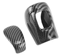 Coche Interior Accesorios Para CRV Para 6.ª Generación 2023-2024 Pomo Palanca Cambios ABS Cubierta Protectora Adhesivo Antideslizante Transmisión Automática(Carbon Fiber appearance)