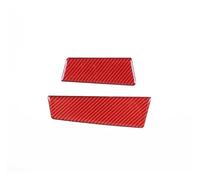 Coche Interior Accesorios Para Fiat Para 500 2010-2015 Adhesivo Fibra Compartimento Almacenamiento Alfombrillas Antideslizantes Reposabrazos Puerta Coche(Carbon fiber b)