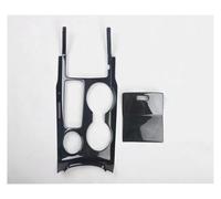Coche Interior Accesorios Para Ford Para Explorer 2013-2018 Cubiertas Interiores Fibra Carbono Panel Cambio Marchas Perilla Del Volante Pegatina Coche ABS Car Interior Sticker(Center Console)