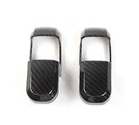 Coche Interior Accesorios Para Ford Para F150 2015-2020 Estilo Coche Cinturón Seguridad Asiento Cubierta Botón Embellecedor Cubierta Hebilla Seguridad Tira Car Interior Sticker(Carbon Fiber)