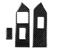 Coche Interior Accesorios Para Ford Para Mustang GT Para Shelby 2010-2014 Pegatina Interior Fibra Carbono Consola Central Coche Panel Cambio Marchas Embellecedor Volante(Style 8)