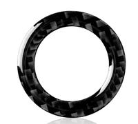 Coche Interior Accesorios Para Ford Para Mustang GT Para Shelby 2010-2014 Pegatina Interior Fibra Carbono Consola Central Coche Panel Cambio Marchas Embellecedor Volante(Style 3)