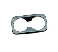 Coche Interior Accesorios Para Hyundai Para Tucson 2021 2022 Embellecedor Para Portavasos Asiento Trasero Coche Pegatinas Para Marco De Bisel Tiras De Anillo Adorno(Black Brushed)