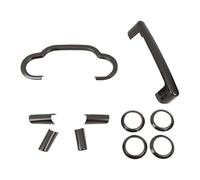 Coche Interior Accesorios para Jeep para Wrangler para JK 2007-10 Kit Cubierta Decorativa Volante Y Tablero Instrumentos Control Central Accesorios Interiores Interior Coche(Central Control)