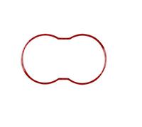 Coche Interior Accesorios Para Pontiac G8 2008-2009 Soporte Para Vasos Fibra Carbono Moldura Marco Cubierta Pegatina De Coche Car Interior Sticker(Red Carbon Fiber)