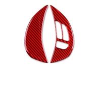Coche Interior Adhesivo De Fibra De Carbono Suave Real Para Subaru Para Impreza 2009-2011 Accesorios interiores(Red 01)