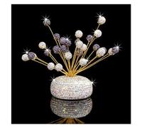 Coche Interior Ambientador Aire Para Coche Decoración Interior Coche Adorno Para Mujer Con Incrustaciones Diamantes Y Difusor Perfume Sabor Encantador Interiores Coche(Purple White)