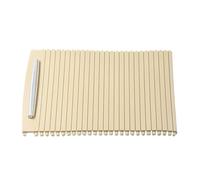 Coche Interior Bandeja Almacenamiento Consola Trasera Cubierta Embellecedora Cubierta Persiana Enrollable Deslizante Soporte Vasos Cortina para E92 para E93 Accesorios el Interior del Coche(Beige)