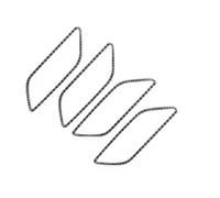 Coche Interior Decorativos Para A3 8V S3 Interior Coche Palanca Cambios Aire Acondicionado, Panel CD, Reposabrazos Puerta, Cubierta, Pegatinas Fibra Carbono(K)