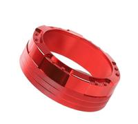 Coche Interior Decorativos Para Ford Para Maverick 2022-2024, Estilo Mecánico Cubierta Embellecedora Del Botón De La Palanca Cambios Aleación Aluminio(Mecha Red)