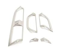 Coche Interior marco Embellecedor Acero Inoxidable Ventana Coche Para Q3 2019-2022 Altavoz Salida Ventilación Trasera Cubierta Interior Cuenco Puerta Molduras Interiores