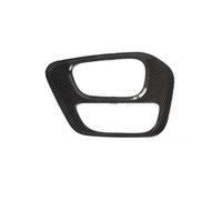 Coche Interior marco Embellecedor Decorativo Interior Consola Central Panel Cambio Marchas Fibra Carbono Negra Para Dodge Para Challenger 2015-2022 Molduras Interiores