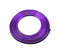 Coche Interior Moldura Universal Para Decoración Coche, Tiras Flexibles 5M/3M/1M, Molduras Interiores Para Coche, Embellecedor Cubierta Para Salpicadero(3M purple)