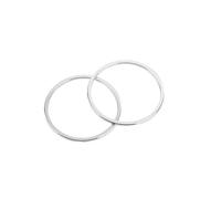 Coche Interior Para Land Para Rover Para Range Para Evoque Para Convertible Para Ember 2013-2017 Cubierta Altavoz Audio Puerta Coche Pegatina Embellecedora Interiores Coche(Plata)