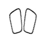 Coche Interior Para Macan 2014-2021 Tablero Fibra Carbono Decoración Para Salida Aire Marco Accesorios Interiores(Negro)