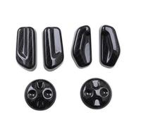 Coche Interior Para Peugeot 5008 3008 GT 2017-2021 2022 2023 Ajuste Asiento Coche Interior Carbono Cubierta Botón Interruptor Embellecedor(High 2)