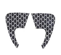 Coche Interior Para SEAT Para Leon MK2 2008-2012, Calcomanías Triangulares De Vidrio Delantero Y Trasero, Pegatinas Decorativas Accesorios interiores(Style D)