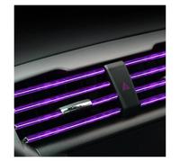 Coche Interior Para VW Para Golf Para Sagita Para Beetle Para Caddy Para Passat Para Polo Embellecedor Salida Ventilación Aire Coche 10 Uds Tira Forma Rosa DIY