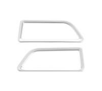 Coche Interior Para VW Para Skoda Para Octavia Para A7 2015 2016 2017 Panel De Diseño Coche Salida Aire Ventilación Pegatina Decorativa Acero Inoxidable