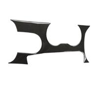 Coche Interior piezas Para Ford Para Mustang Para GT 2015-2021 Embellecedor Carbono Para Panel Cambio Marchas Coche Marco Calcomanía Para Portavasos(Black)