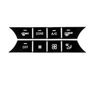 coche interiores Compatible Con Mercedes Para Benz Para GLE Clase 320 4MATIC 2015 2016 2017 2018 2019 Pegatinas Para Botone Reparación Volumen Medios Aire Acondicionado Para Consola Coche(ZONE)